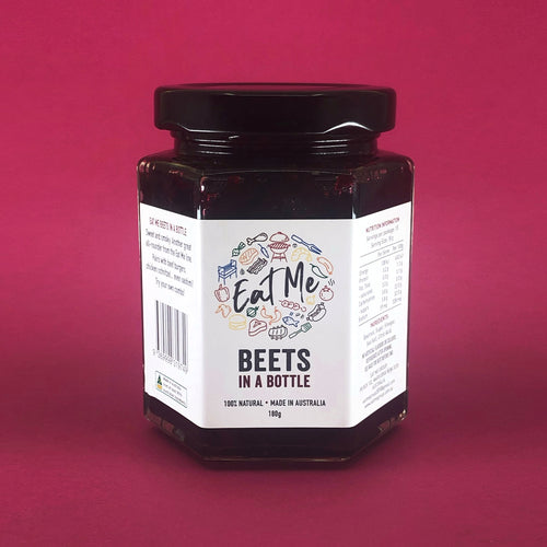 EAT ME BEETS IN A BOTTLE